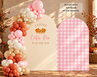 DIY "A Cutie Pie" Balloon Garland Kit, Fall Baby Shower Balloons, Pink Balloon Arch, A Little Cutie Pie Baby Shower Decor, Fall DIY Garland