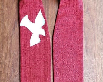 Red Dove Stole