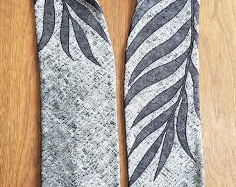 Gray and Black Palm Stole