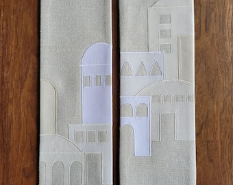 White Bethlehem Advent Stole