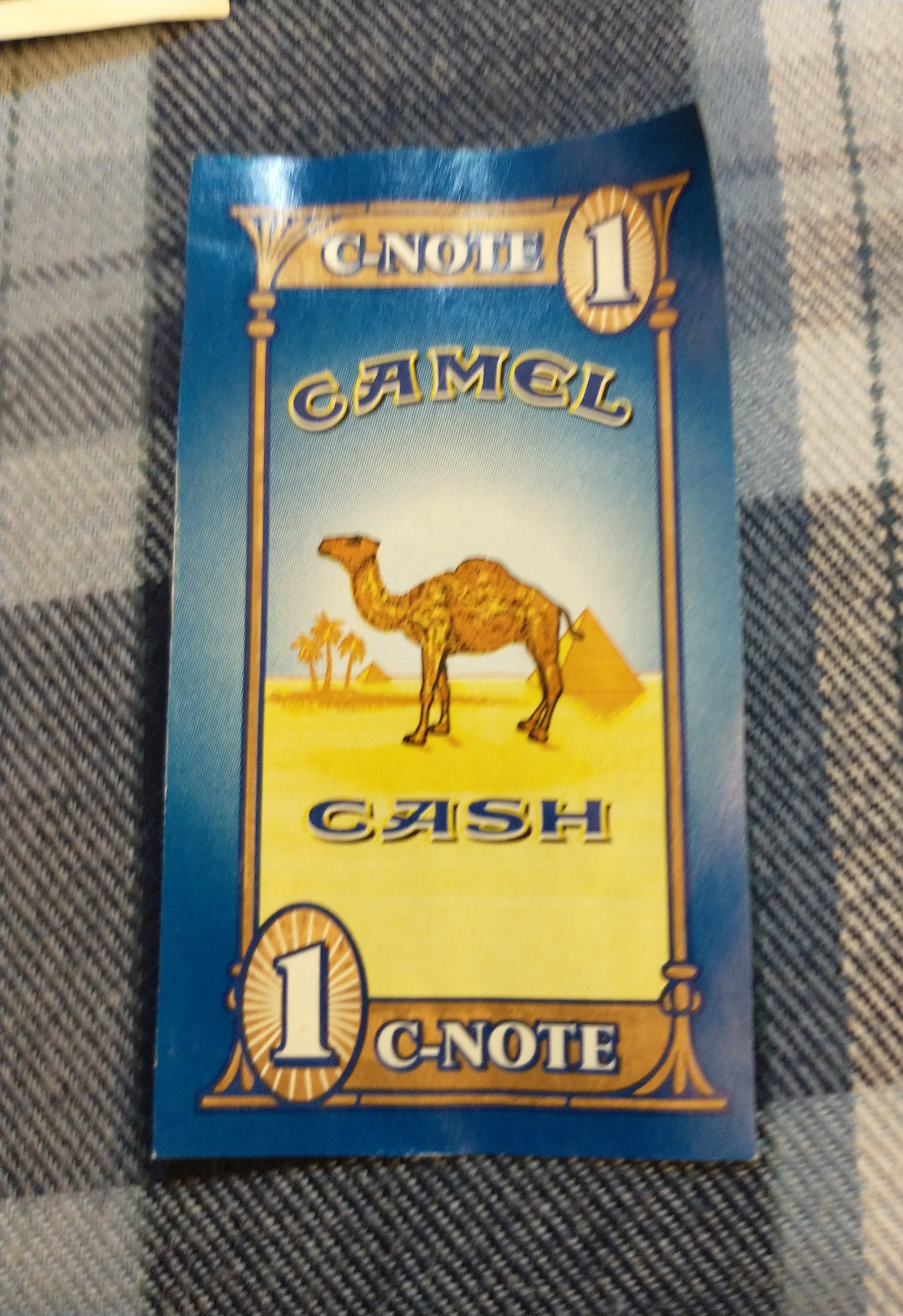 Lot of Six Assorted Camel Cash C Notes