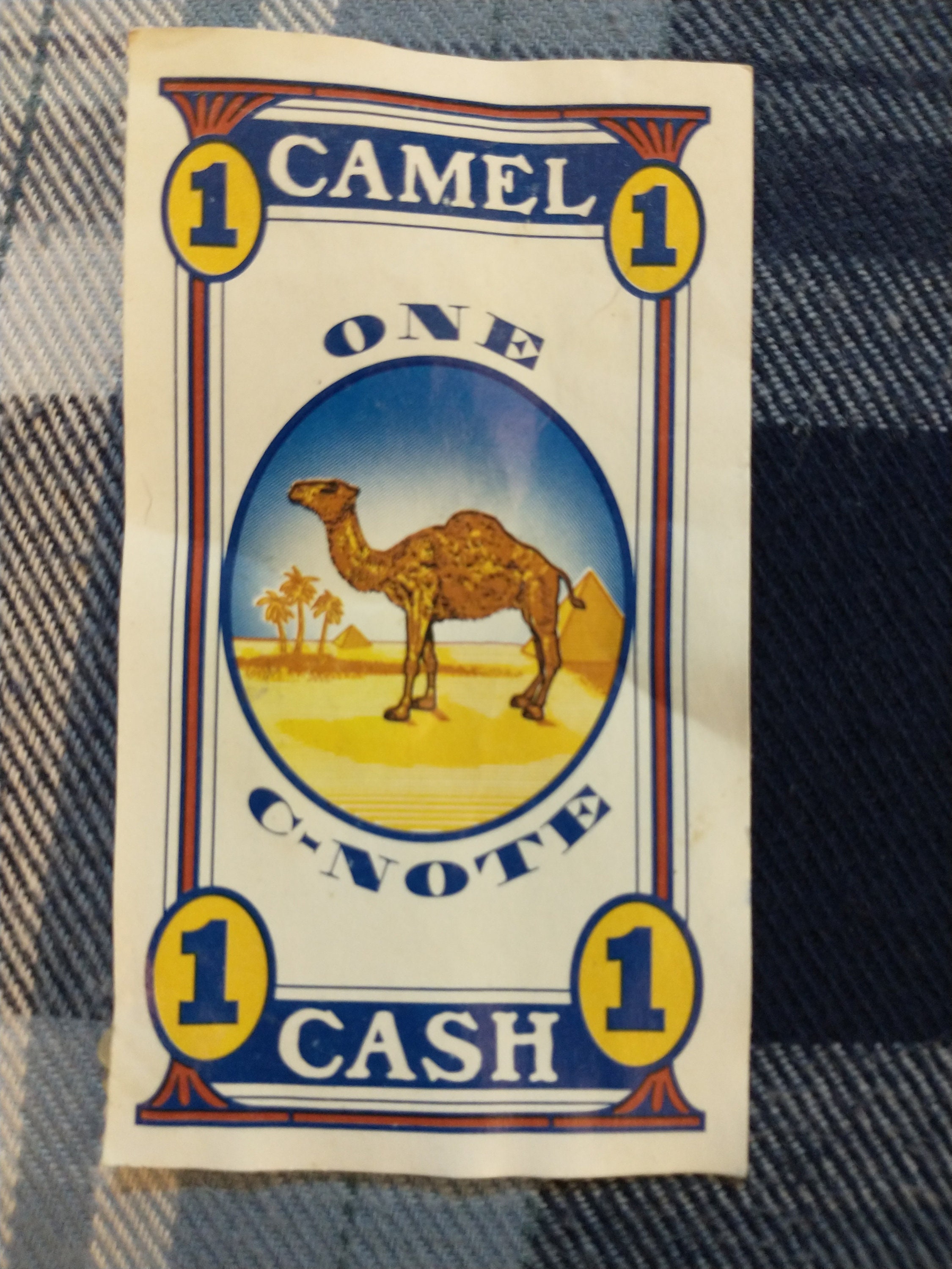 Lot of Six Assorted Camel Cash C Notes