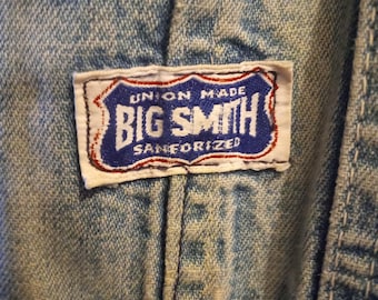 Vintage 70s BIG SMITH Embroidered Overalls - Etsy