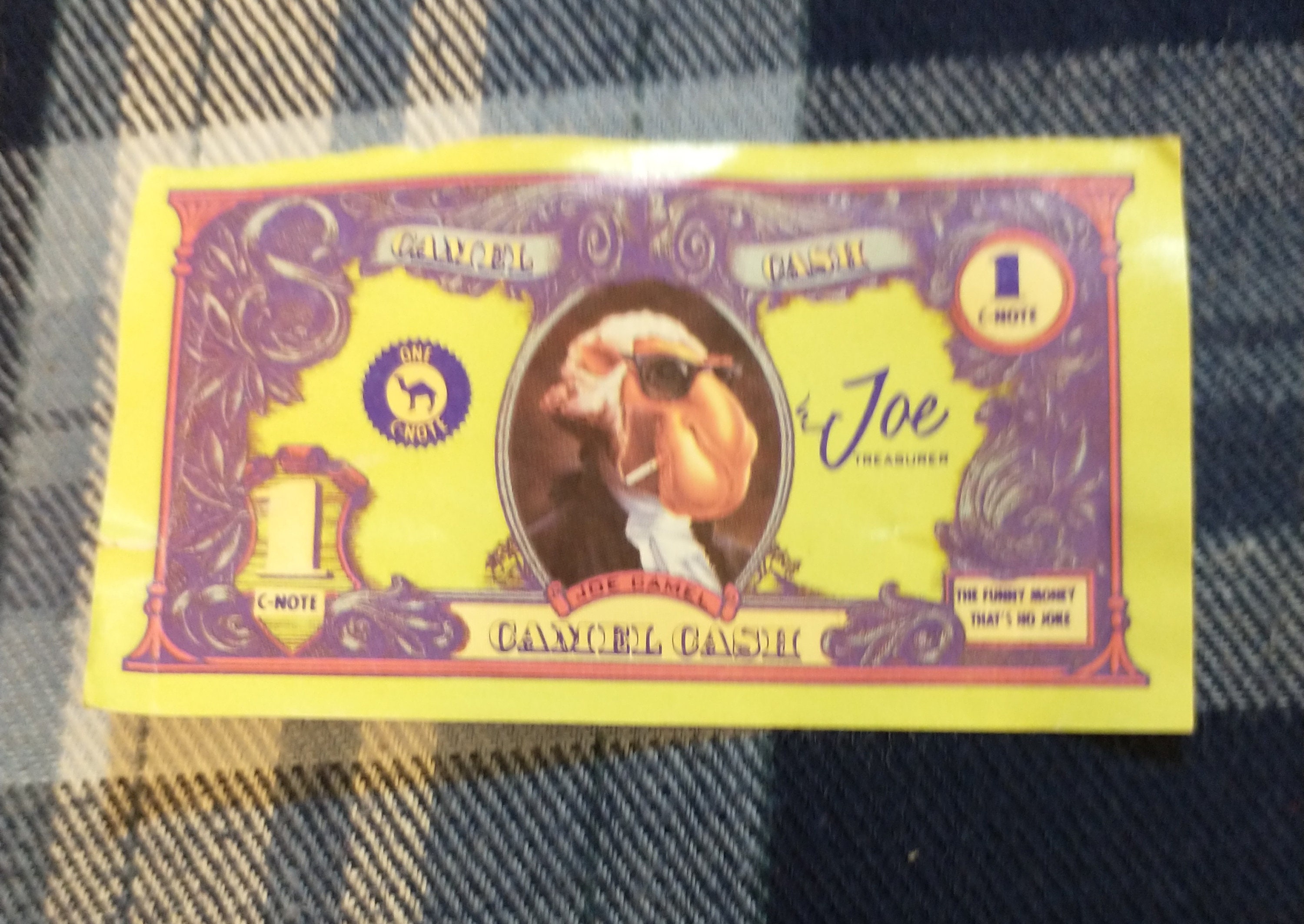 Lot of Six Assorted Camel Cash C Notes