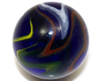 Toe Breaker 50mm (2) FUNGUS Green Marbles glass ball HUGE Swirl | Michaels
