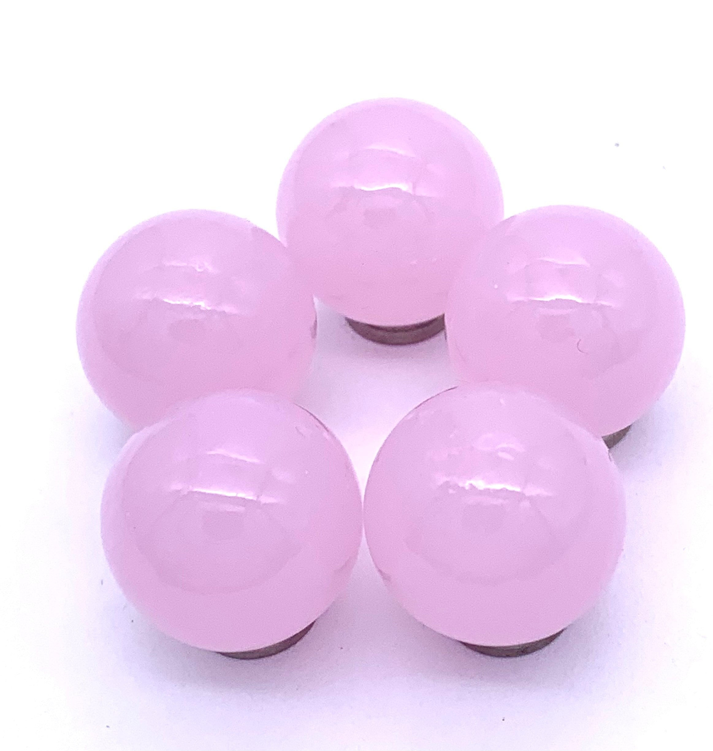 NEW FOR 2023!! 16mm Pink Glass Marble Players (5/8th