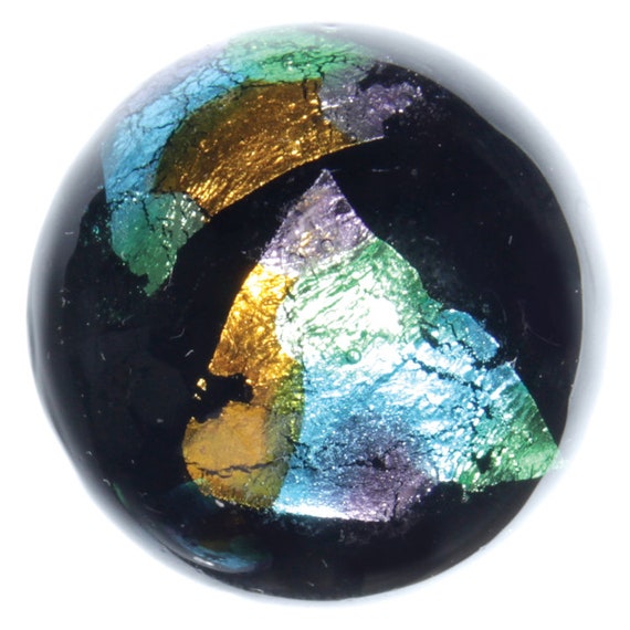 Stunning Handmade Collectors Piece 22mm Frogspawn Glass Art Marble & Stand 