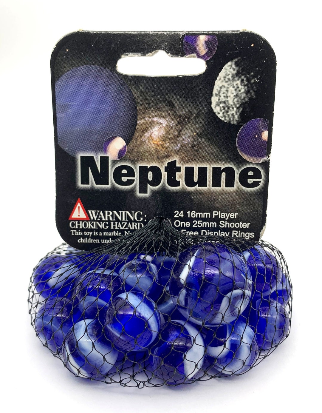Net Bag of 25 neptune Glass Mega Marbles Etsy