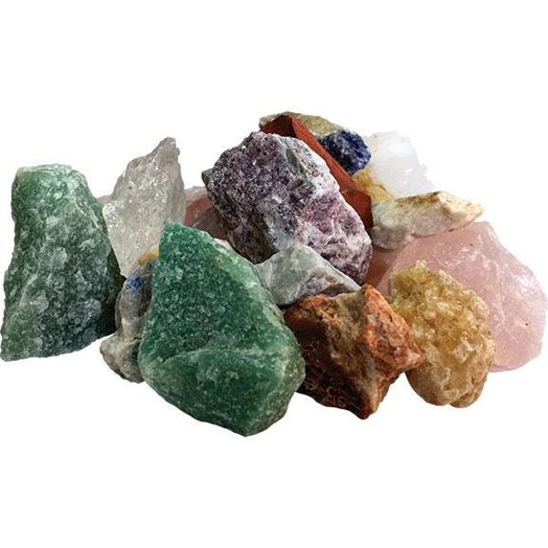 Assorted Rough Natural Quartz Rocks, 1.5 inch - Pack of 10