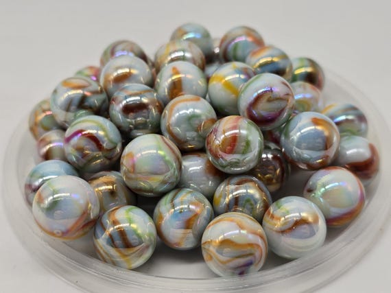 ZEFAN Lot de 250 perles en bois multicolores à enfiler, boules en bois
