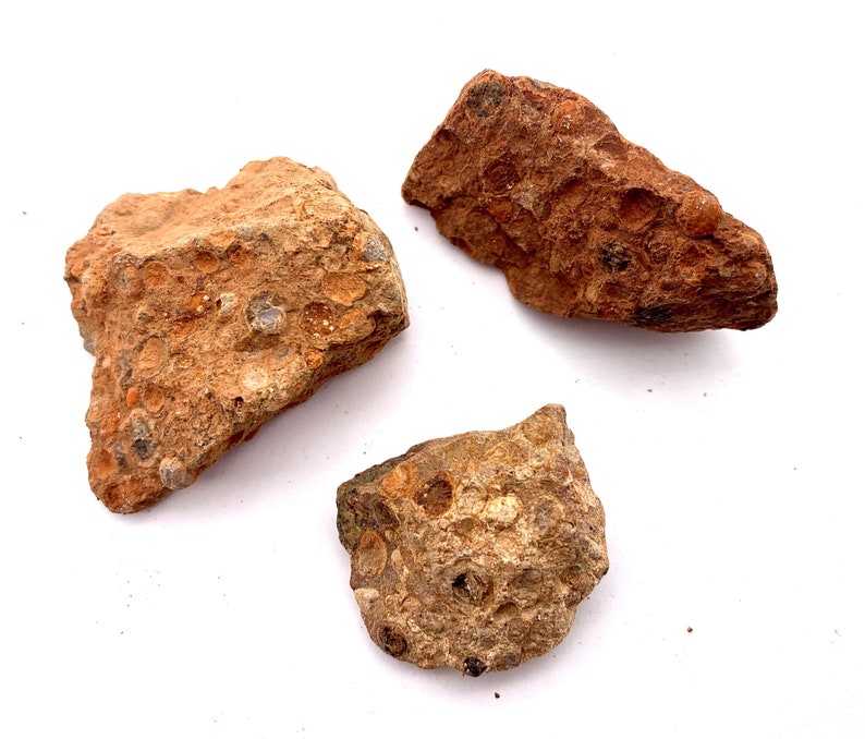 Bauxite Aluminum Ore 3 Pieces of Rock Unpolished Mineral Etsy.de