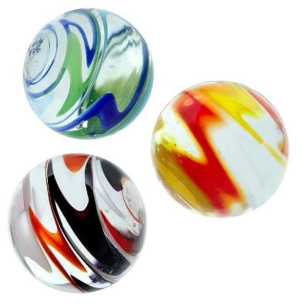 25mm Flashlight Art Glass Marble Shooters Single or Pk 5 - Etsy