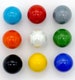 14mm Chinese Checker Opal Glass Game Marbles Choice of Color & Quantity Red White Blue Green Black Yellow Orange Gray Light Blue 