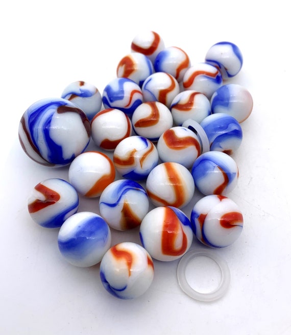 MARBLES 2 POUNDS 5/8" SCORPION MEGA MARBLES FREE SHIPPING