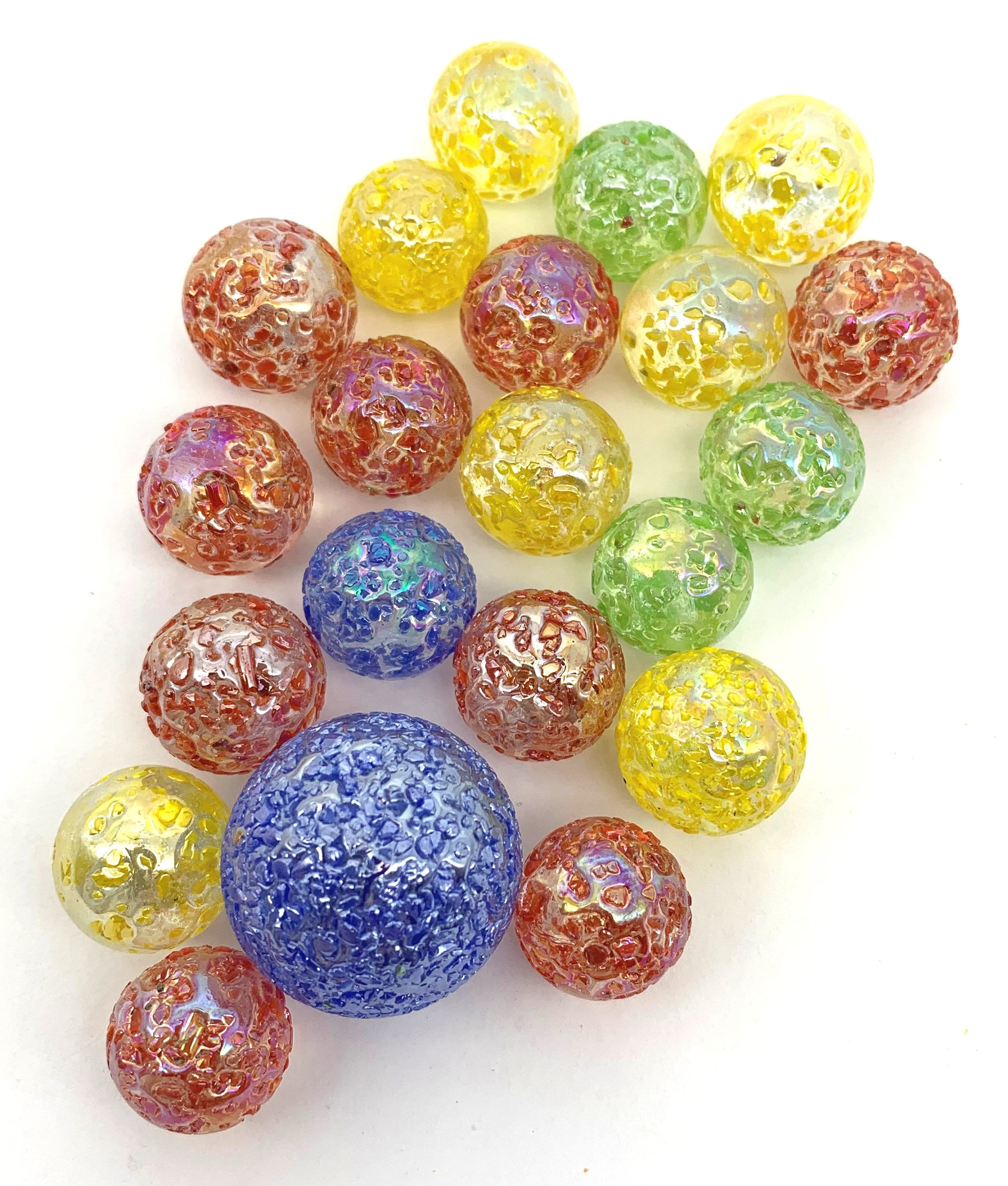 NEW for 2022! Net Bag 21 Butterfly Fairies Glass House of Marbles Clear ...