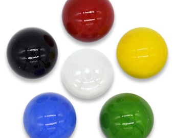 Choice of 11 Solid Colors of Opal Glass Shooter Marbles 25mm Packs of 5 Decor Party Favors Games Arts and Crafts
