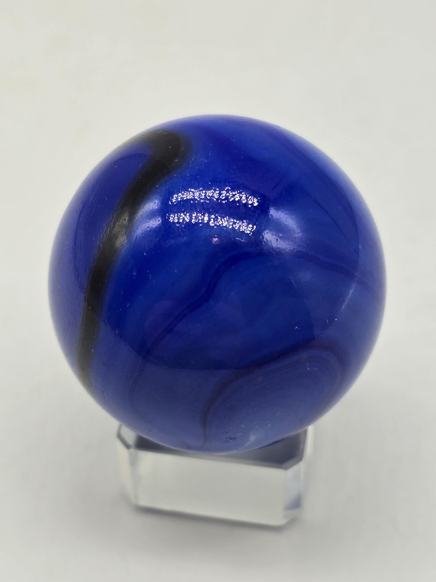 42mm Mammoth Blue Dolphin Glass Mega Marble 1.65
