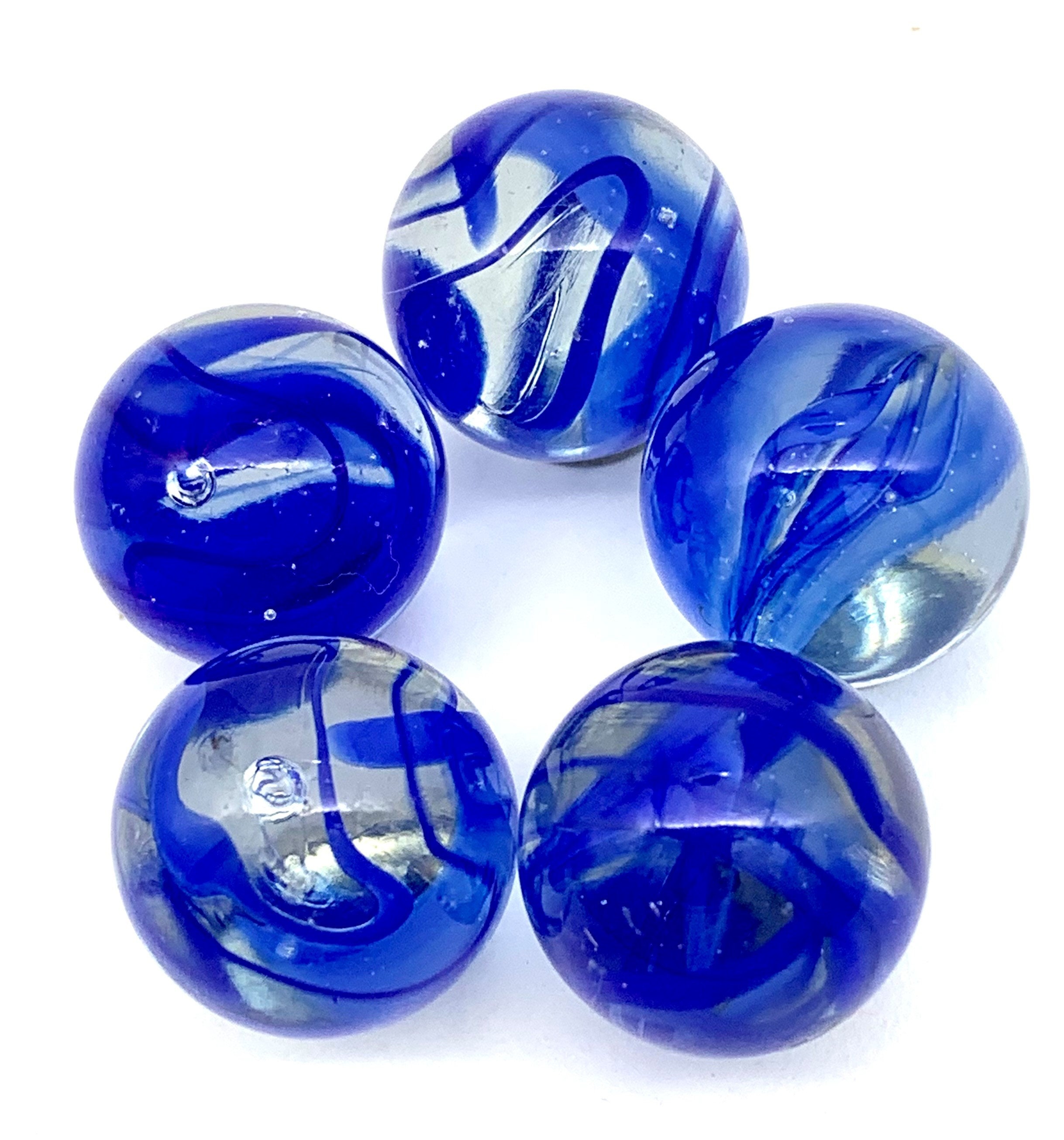 NEW for 2023! Pk of 5 Spiral Galaxy 16mm 5/8" Glass Mega Marbles ...