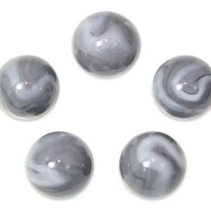 16mm "Asian Elephant" 5/8th inch Glass Marble Players - Pack of 5 Vacor Retired Decorating Games Crafts Art Work