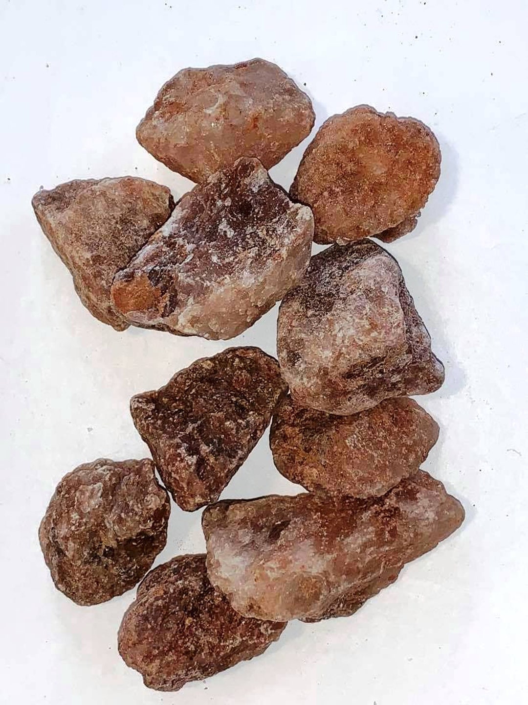 Halite Rock Salt Granular 10 Unpolished Mineral Specimens Measures 1 2