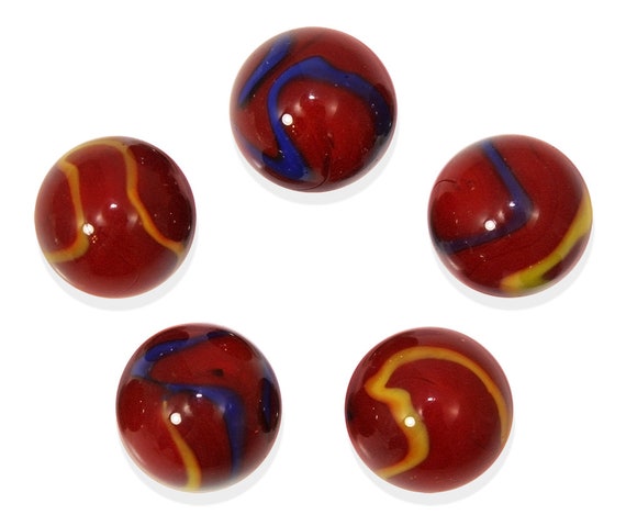 16mm Superhero Glass Marble Players (5/8th