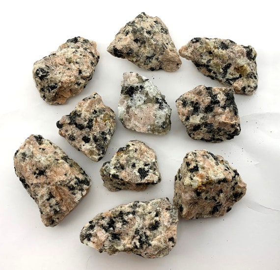 Buy Pegmatite Intrusive Igneous Rock 10 Unpolished Mineral Specimens  Measures 1 2 Inches on Longest Side Online in India - Etsy