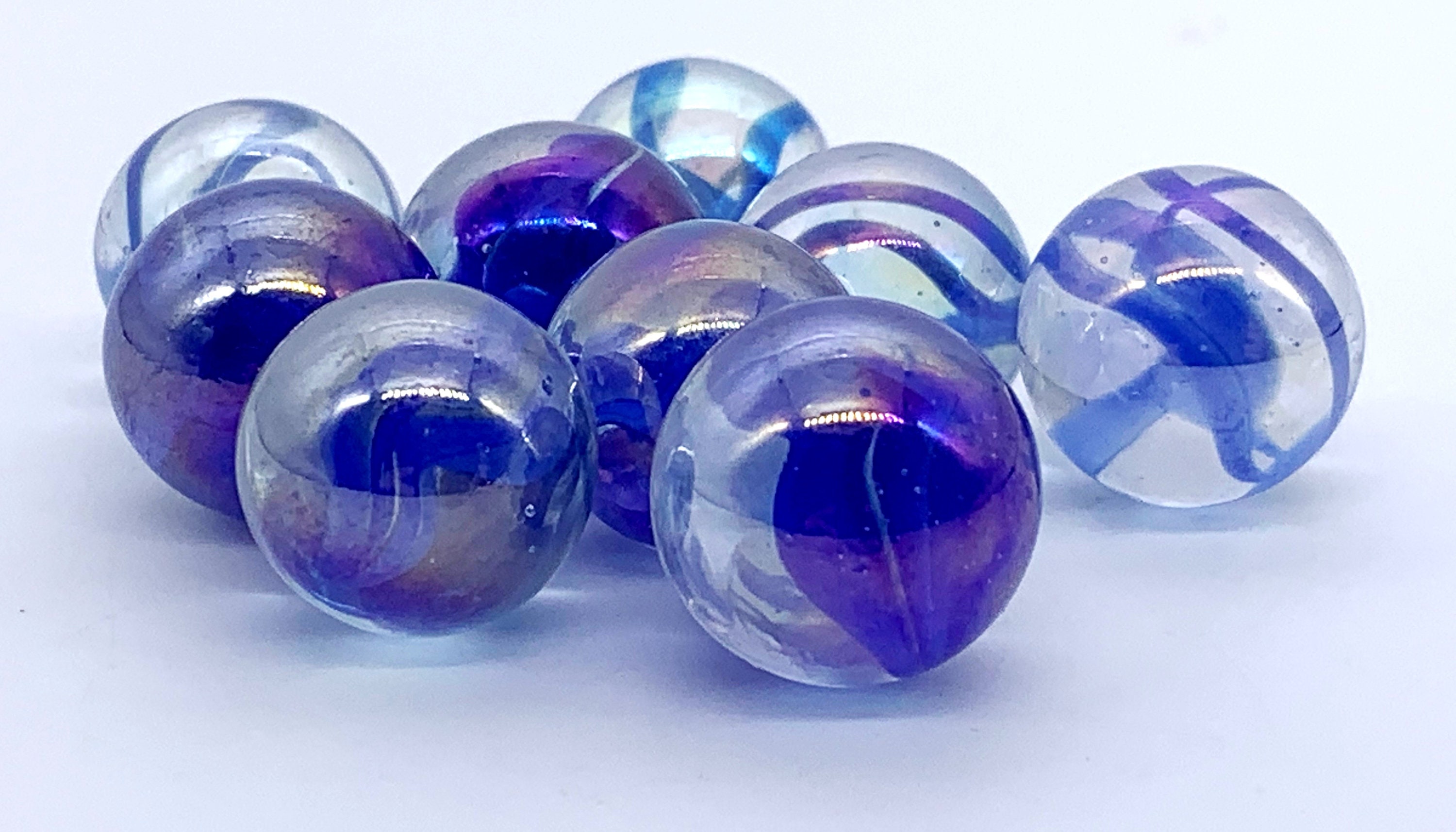 16mm confetti Glass Mega Marble Players 5/8th Etsy UK