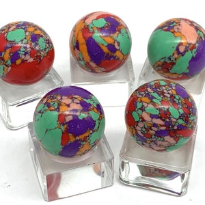 10 piezas de canicas de vidrio de 0.630 in canicas de vidrio Knicker bolas  de vidrio decoración color pepitas verde