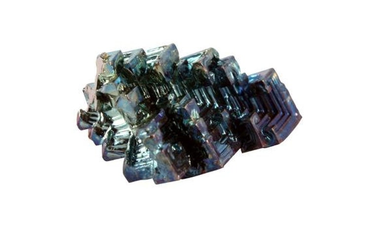 3 Bismuth Crystal Specimens Beautiful Rainbow Mineral Healing, Crafts Choice of Size image 5