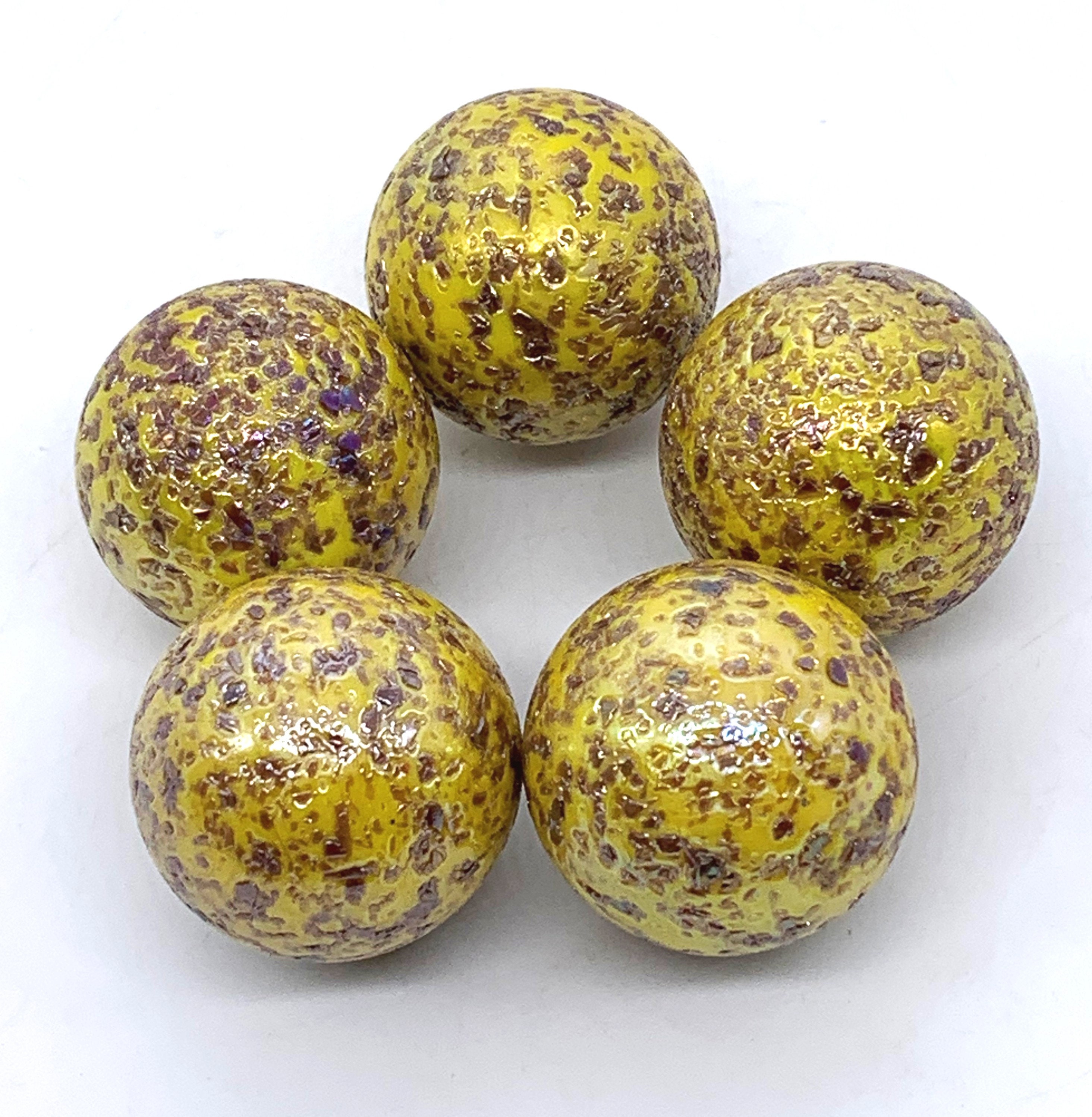 Bille Pépite Jaune de 25 mm - Un Eldorado ludique Bille Pépite Jaune de 25 mm - Un Eldorado ludique