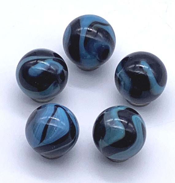 14mm (~9/16th Inch) Samurai Glass Mega Marbles Pack of 5 or 25