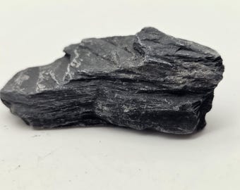 Black-Gray Slate Metamorphic Rock - 3 Pieces Mineral Specimen Metaphysical Balancing Stone -  Measures 1-2 inches on Longest Side -
