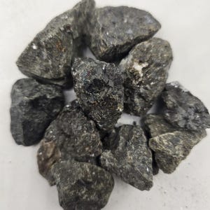 Sphalerite Zinc Sulfide Mineral - 10 Unpolished Rock Specimens - Measures 1 - 2 inches on Longest Side