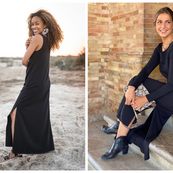 MANIA UNDERDRESS para vestidos de lactancia largos en negro mix & match