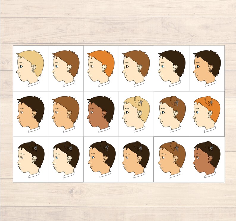 Face Paint Blank Faces - Pack of 18 Face Template Printable - Digital ...