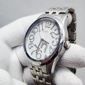 WH413  - Guess Quartz Watch – Diamond Glitter Indices, Sapphire Crystal, All Original