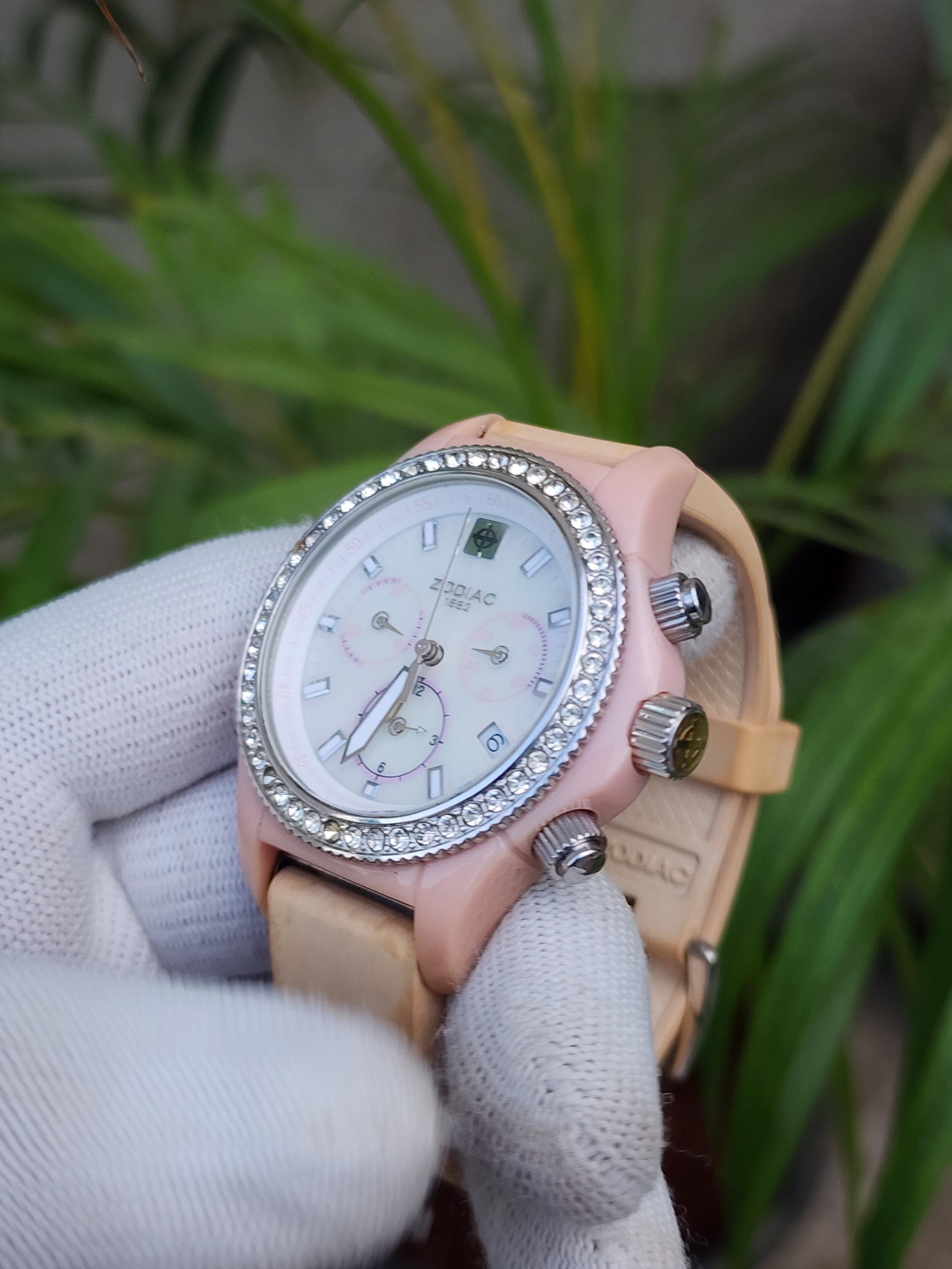 Zodiac クロノグラフ 自動巻き 腕時計 金属ベルト Zodiac Chronograph - Etsy