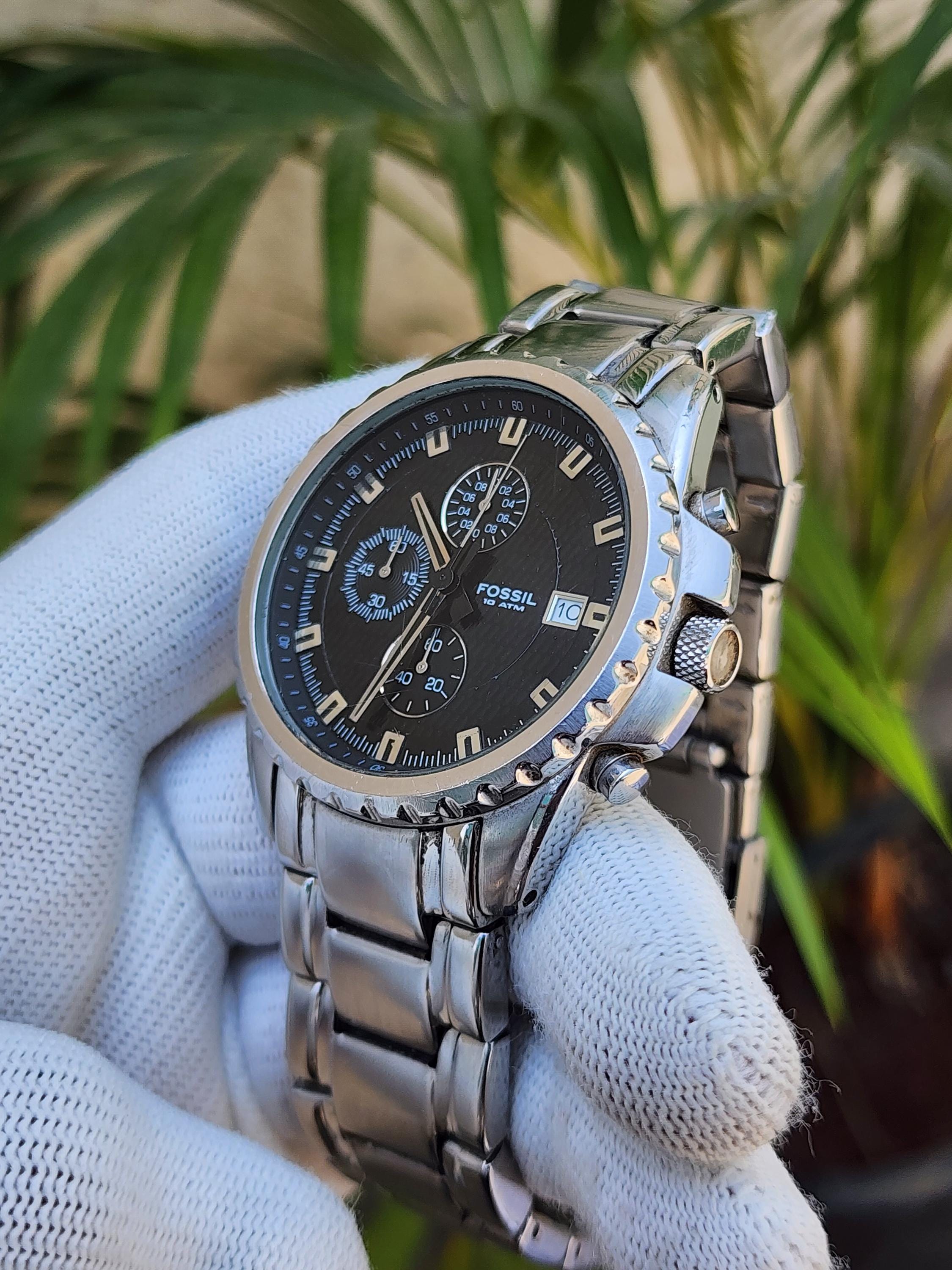Vintage fossil blue watch - Etsy 日本
