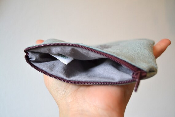 Ethno Hanf Kosmetiktasche petrol 15*21 cm