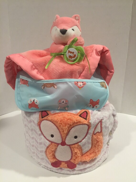 fox themed diaper bag