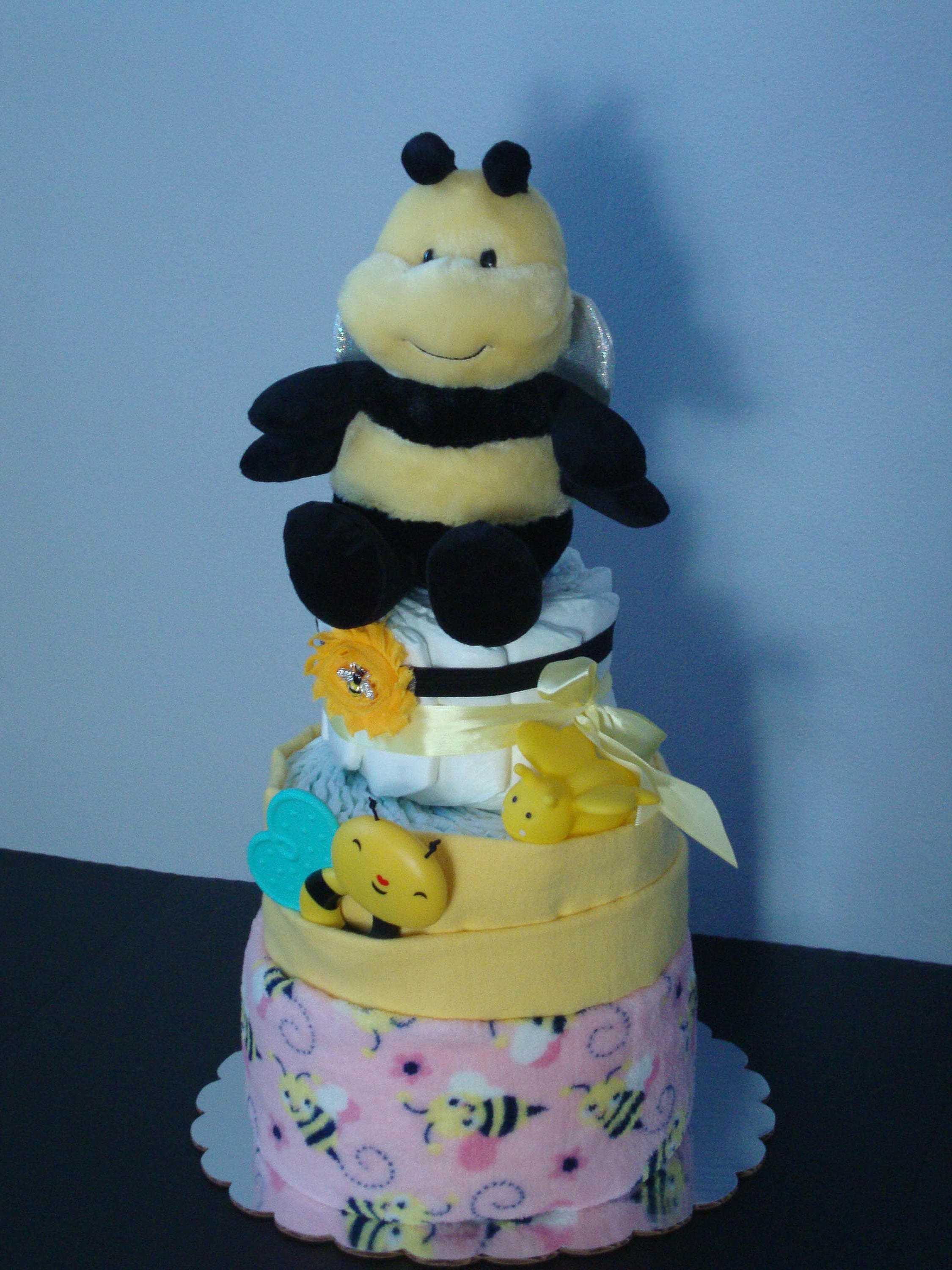 Honey Bee Diaper Cake Etsy