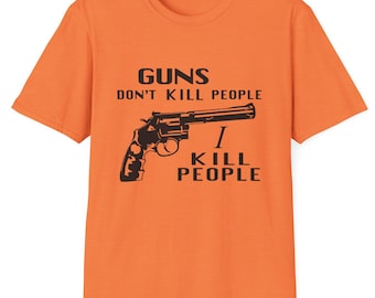 T-shirt Les armes à feu ne tuent pas les gens - T-shirt Happy Gilmore - Graphique de film de golf amusant
