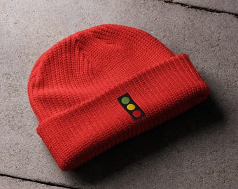 Life Aquatic Beanie – Red Fisherman Cap – Steve Zissou Inspired Hat