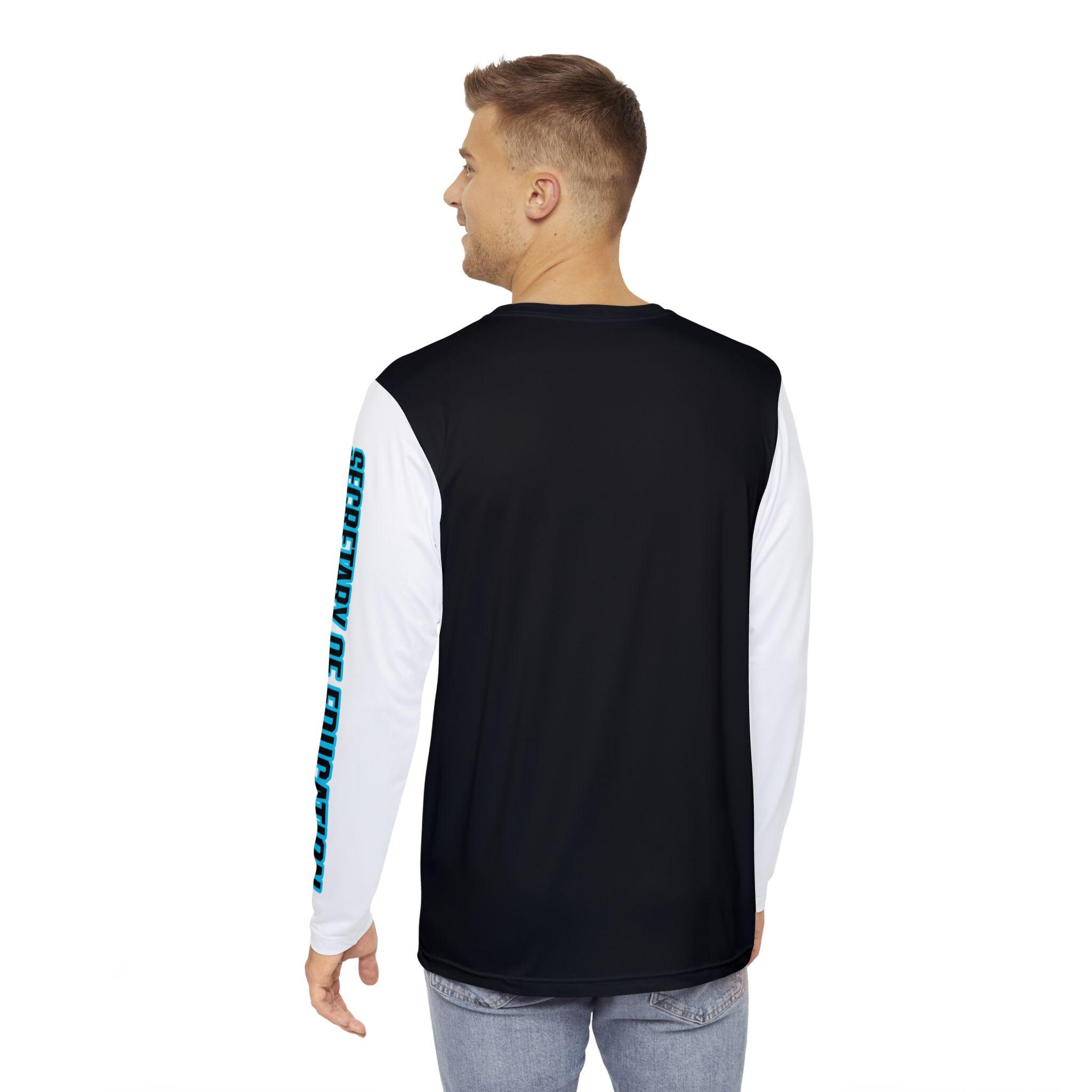 Idiocracy Secretary Of Education Men's Long Sleeve Graphic Shirt Costume Halloween Prop Movie