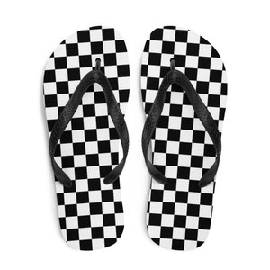 Checkered Flip-Flops
