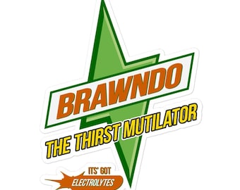 Brawndo Sticker – Idiocracy Decal – Comedy Movie Bubble Free Vinyl