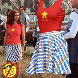 Rita Skater Kjol – Idiocracy-kostym – Maya Rudolph-inspirerad outfit