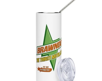 Vaso Brawndo – Vaso de acero inoxidable de Idiocracy – Vaso de comedia de Mike Judge
