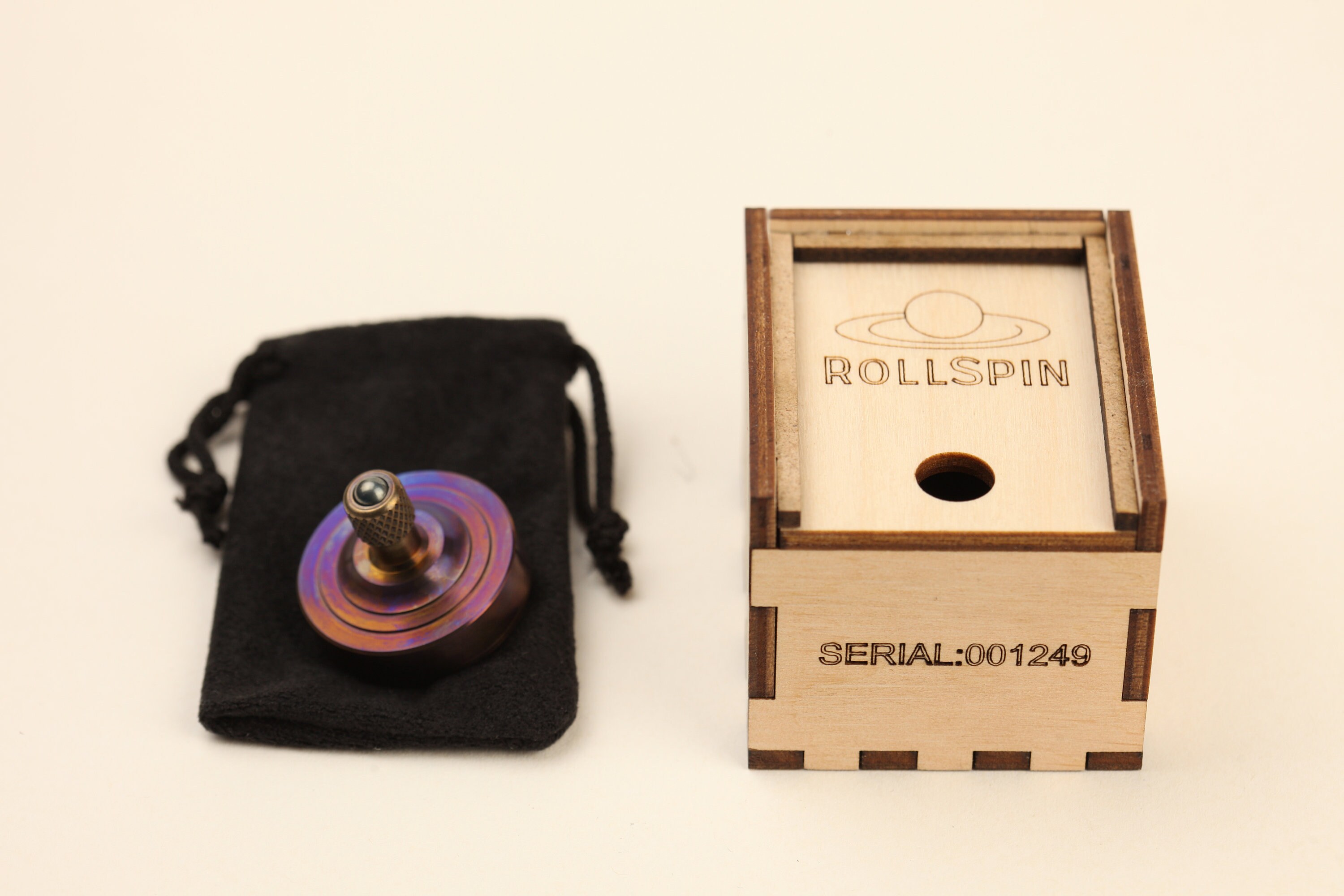 EDC Titanium Spinning Top Rollspin kickstarter Birthday - Etsy