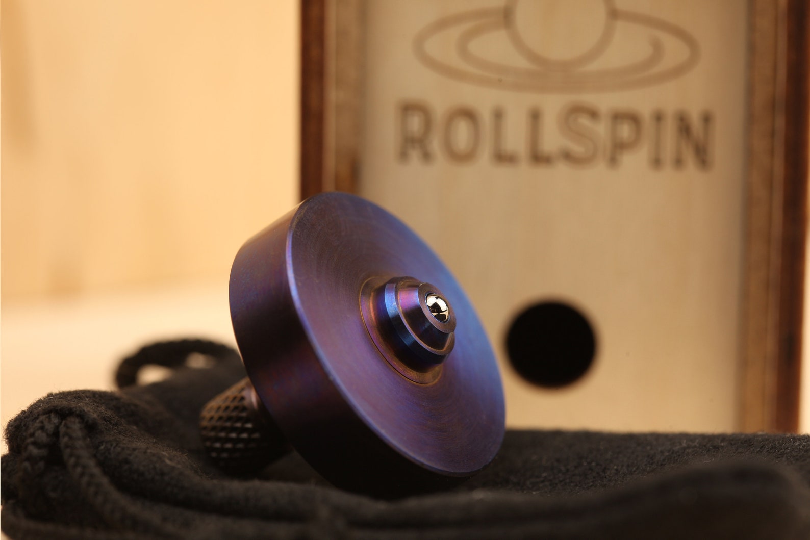 EDC Titanium Spinning Top Rollspin kickstarter Birthday - Etsy